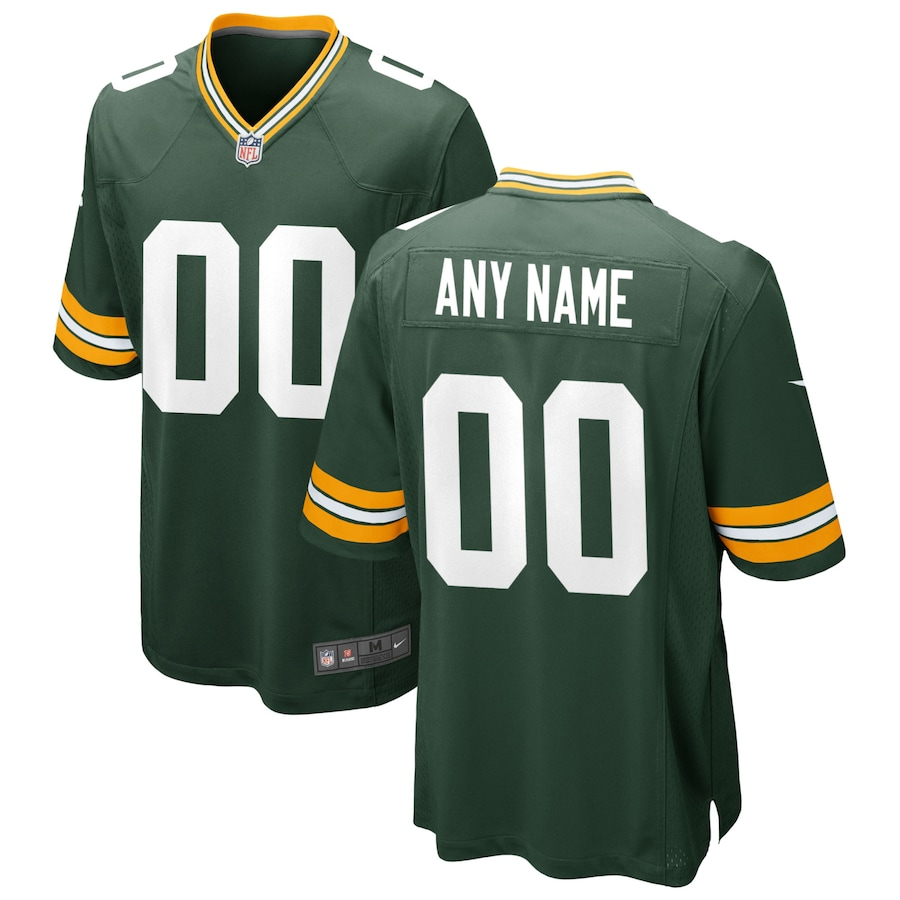 Green Bay Packers Nike Custom Game Jersey - Green PT58099