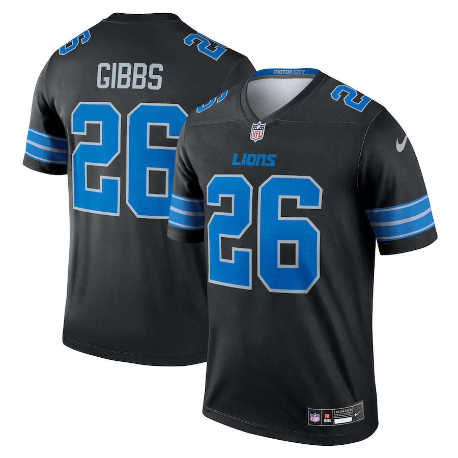 Jahmyr Gibbs Detroit Lions Nike Legend Jersey - Black PT58100