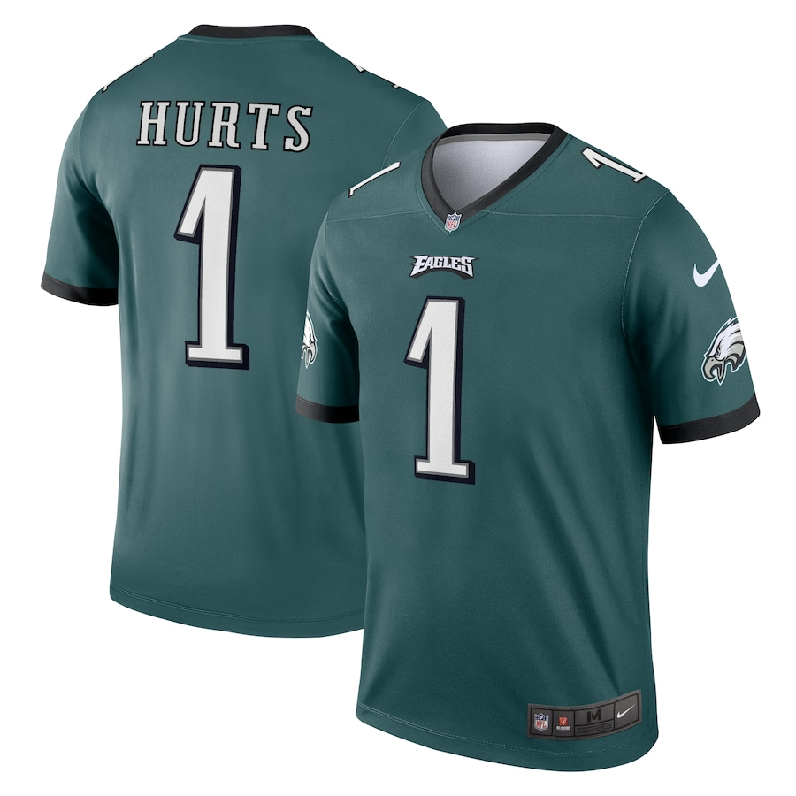 Jalen Hurts Philadelphia Eagles Nike Legend Jersey - Midnight Green PT58103