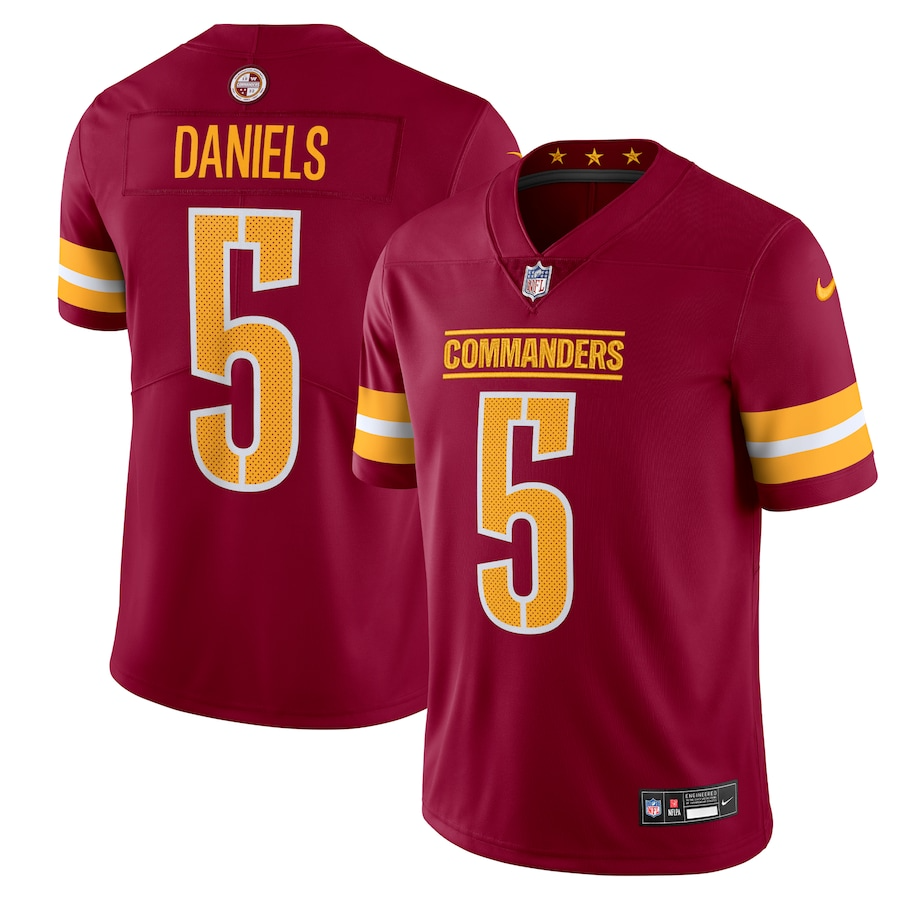 Jayden Daniels Washington Commanders Nike Vapor Untouchable Limited Jersey - Burgundy PT58108