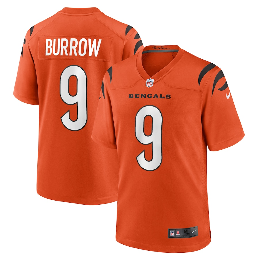 Joe Burrow Cincinnati Bengals Nike Game Jersey - Orange PT58109