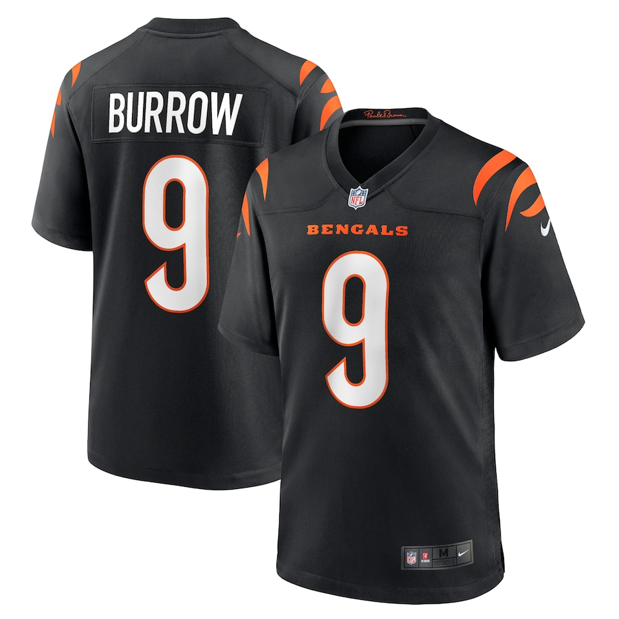 Joe Burrow Cincinnati Bengals Nike Player Game Jersey - Black PT58110