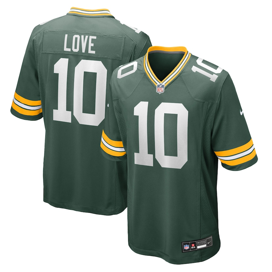 Jordan Love Green Bay Packers Nike Player Game Jersey - Green PT58112