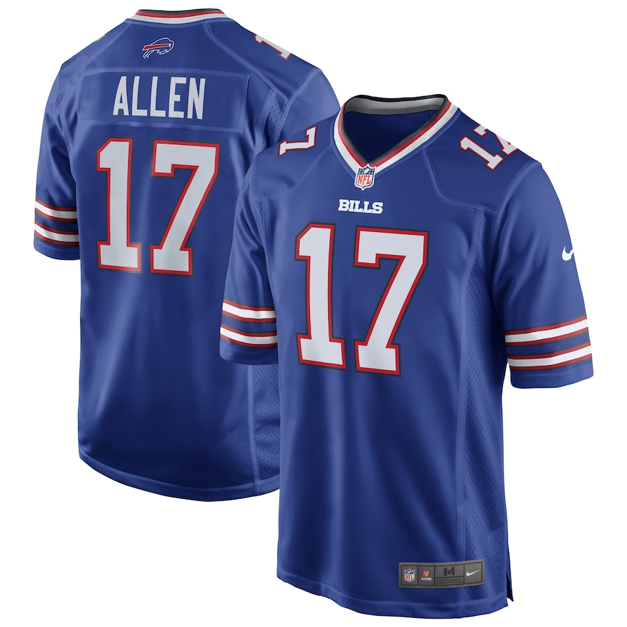 Josh Allen Buffalo Bills Nike Team Game Player Jersey - Royal PT58113