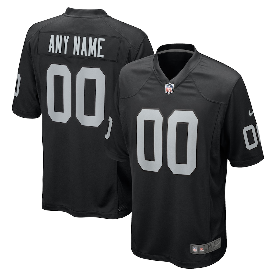 Las Vegas Raiders Nike Custom Game Jersey - Black PT58120