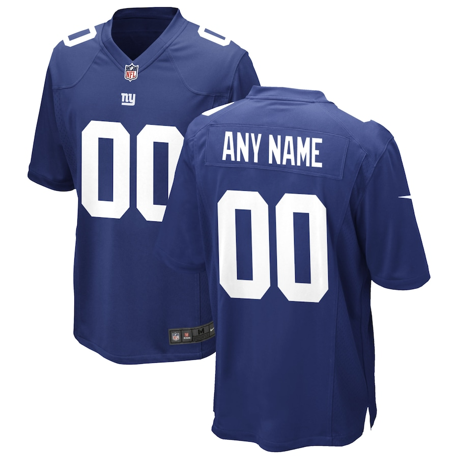 New York Giants Nike Custom Game Jersey - Royal PT58128