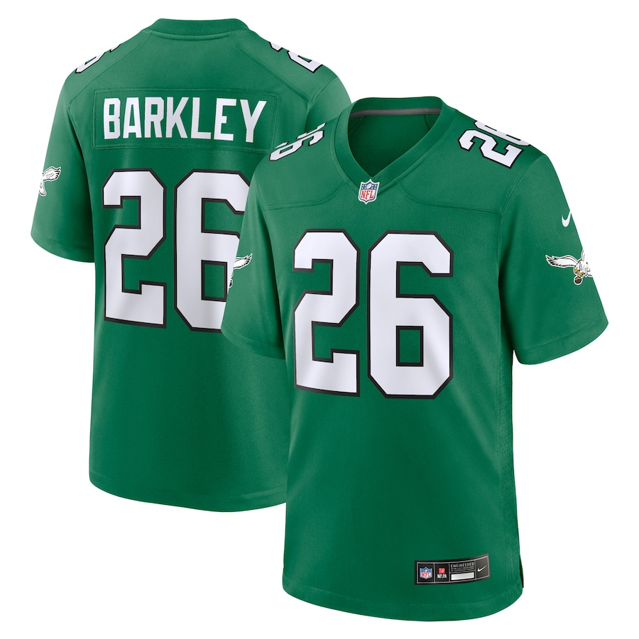 Saquon Barkley Philadelphia Eagles Nike Alternate Game Jersey - Kelly Green PT58144