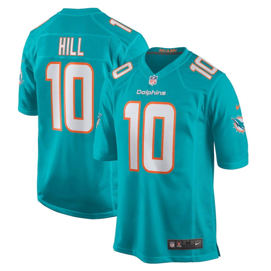 Tyreek Hill Miami Dolphins Nike Game Jersey - Aqua PT58149