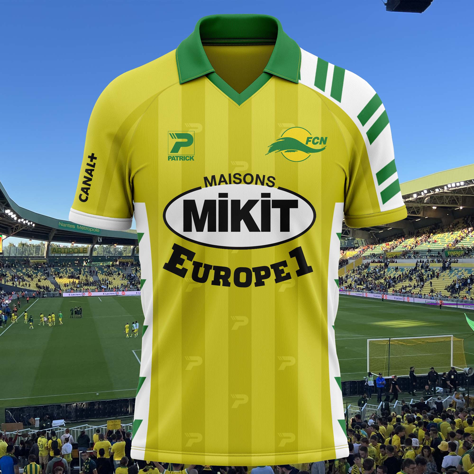 Nantes 1989-90 Home Kit Retro Shirt PT58159