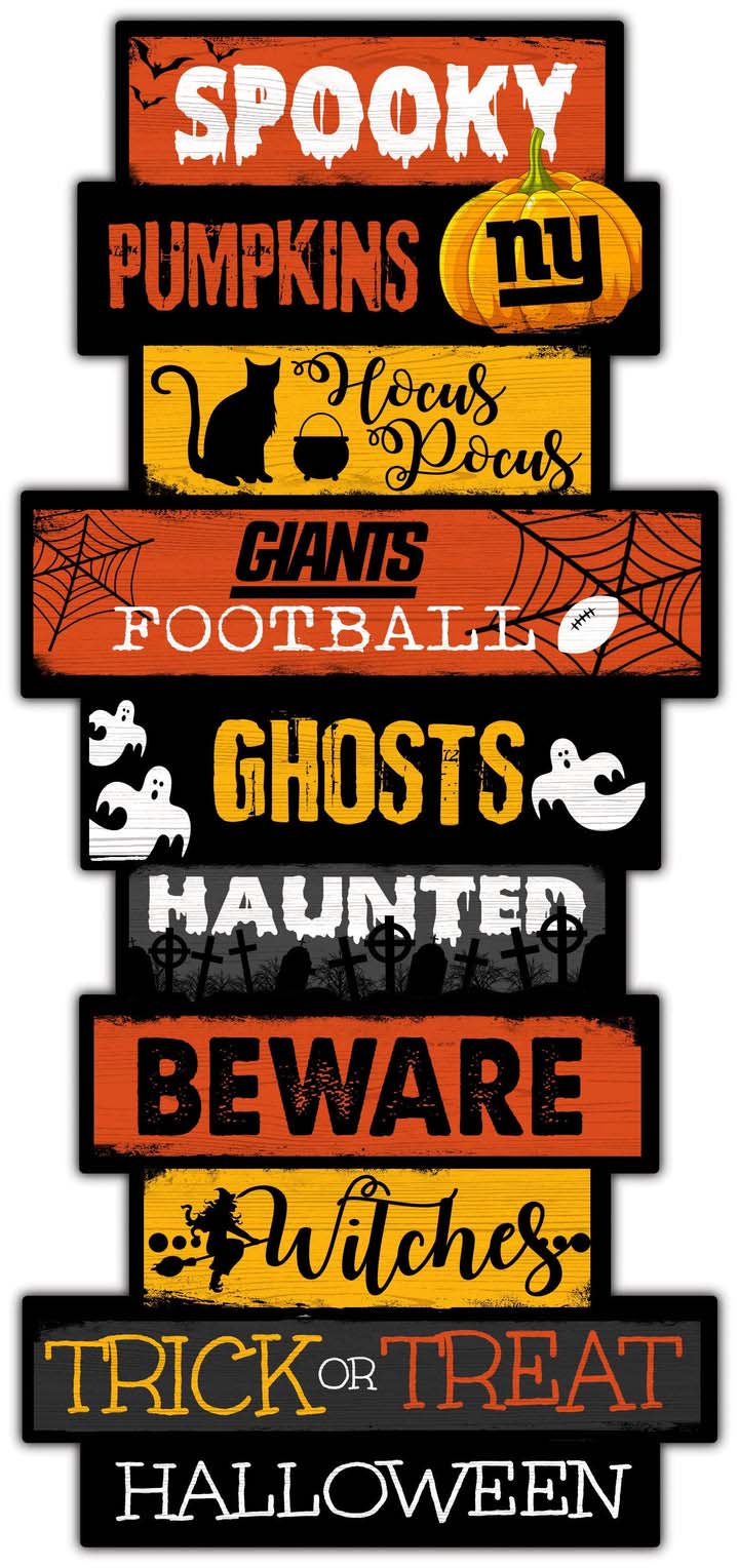 New York Giants Halloween Celebration Stack Decal PT58194