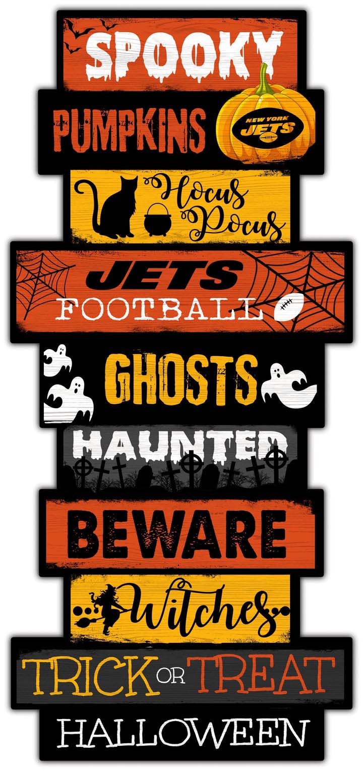 New York Jets Halloween Celebration Stack Decal PT58195