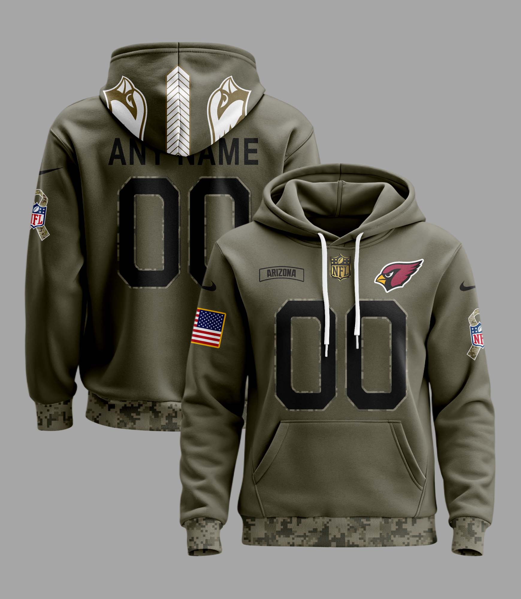 Arizona Cardinals Camo Hoodie PT58203