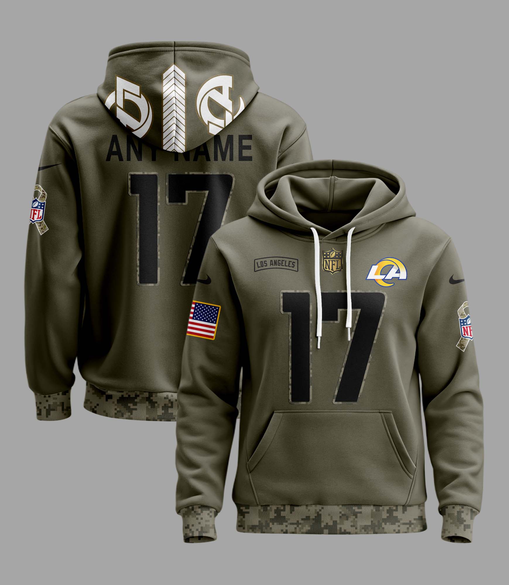 Los Angeles Rams Camo Hoodie PT58227