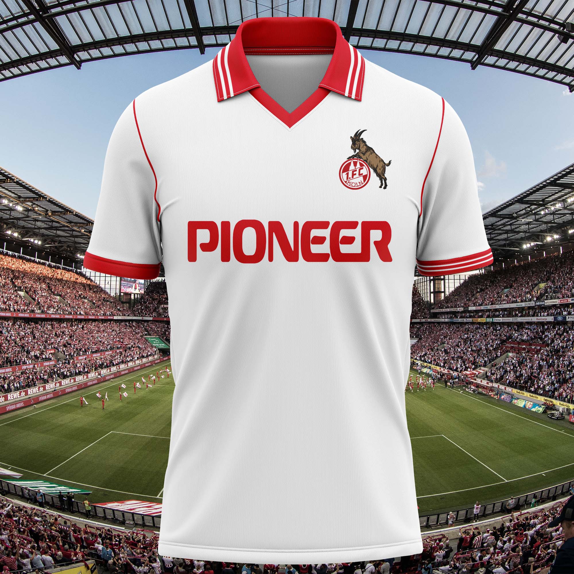 1. FC Köln 1979-80 Home Kit Retro Shirt PT58355