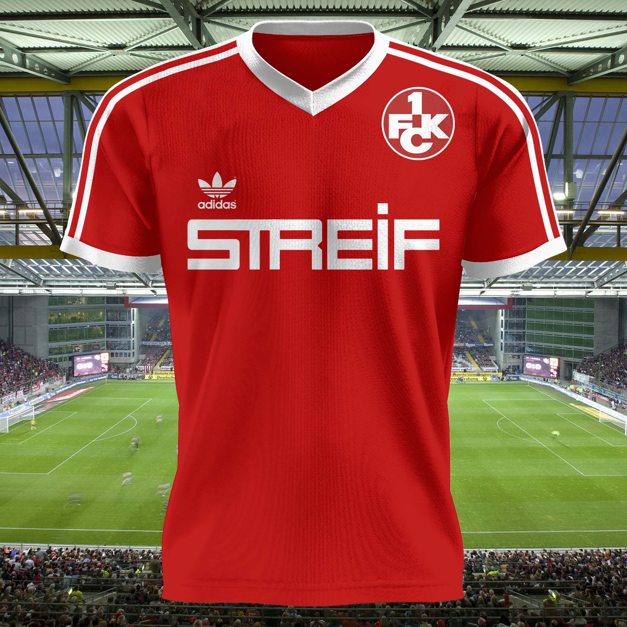 1. FC Kaiserslautern 1979-80 Home Kit Retro Shirt PT58354