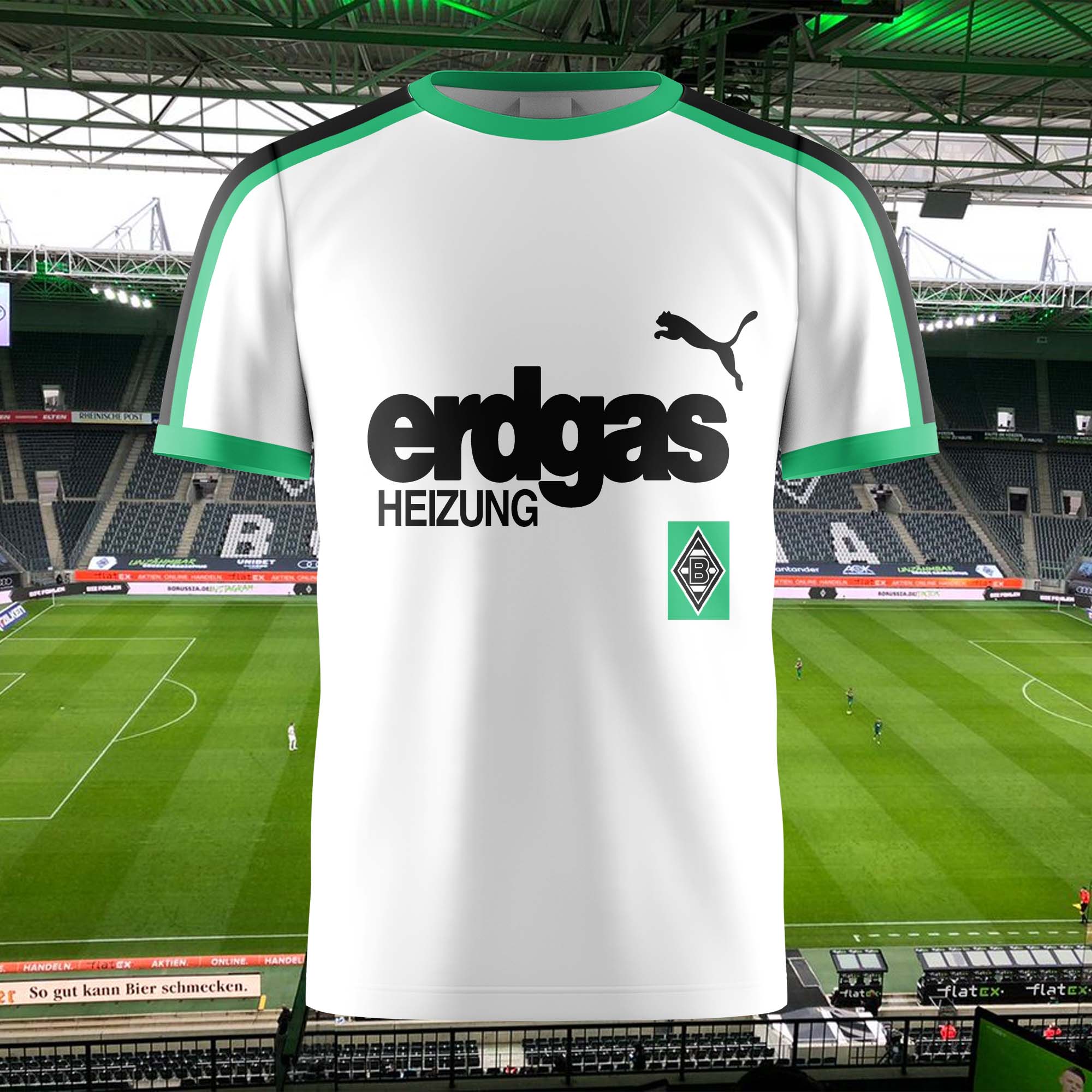 Borussia Mönchengladbach 1979-80 Home Kit Retro Shirt PT58359