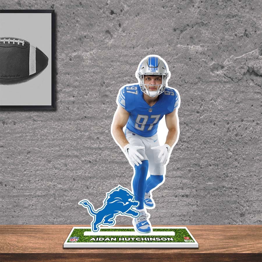 Aidan Hutchinson Detroit Lions 8_ Player Standee Desktop Display PT58403