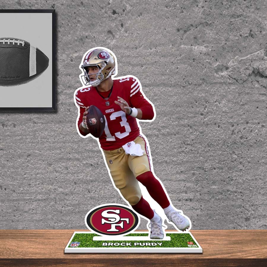 Brock Purdy San Francisco 49ers 8_ Player Standee Desktop Display PT58405