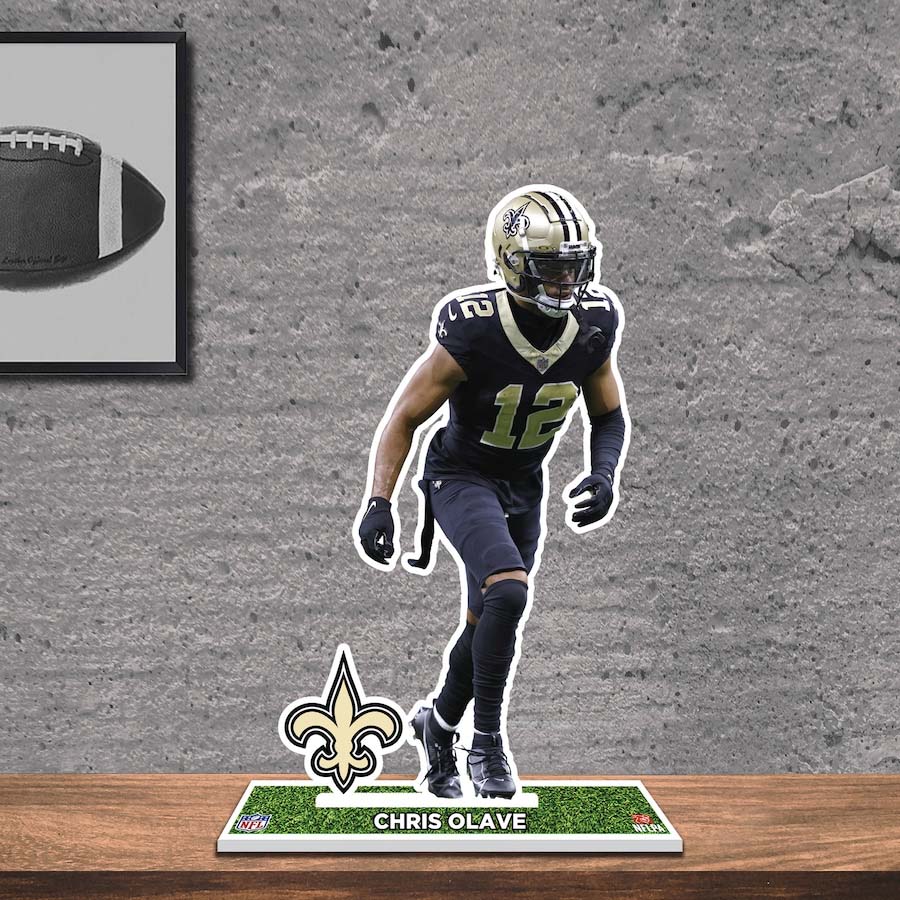 Chris Olave New Orleans Saints 8_ Player Standee Desktop Display PT58408