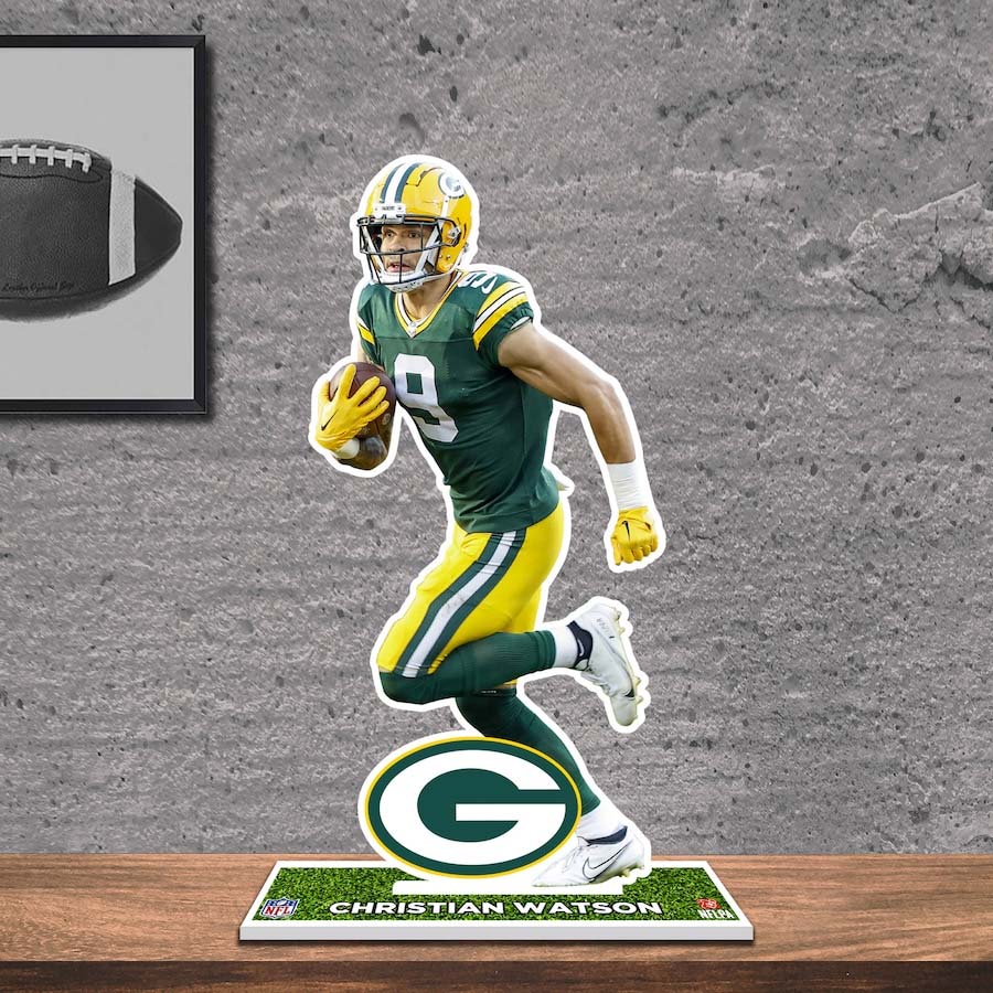 Christian Watson Green Bay Packers 8_ Player Standee Desktop Display PT58410