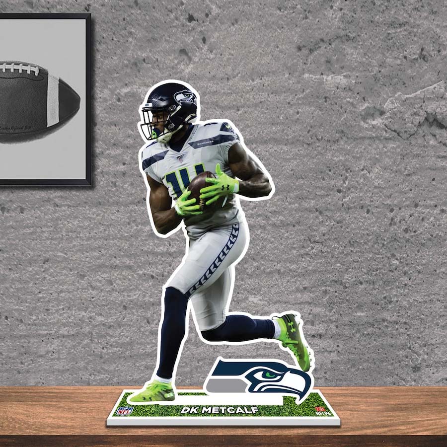 DK Metcalf Seattle Seahawks 8_ Player Standee Desktop Display PT58419