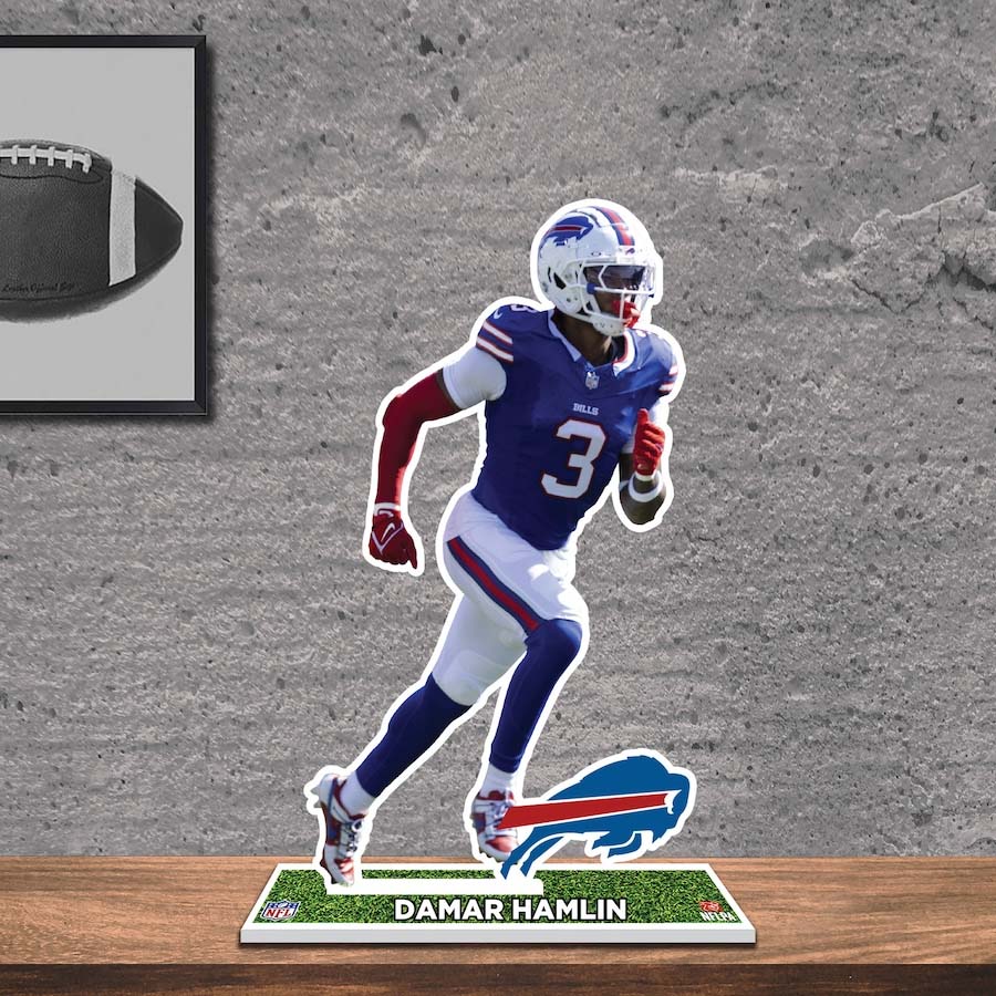 Damar Hamlin Buffalo Bills 8_ Player Standee Desktop Display PT58414