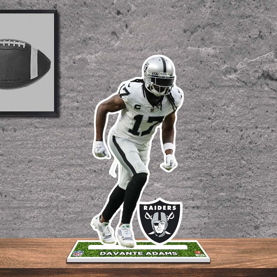 Davante Adams Las Vegas Raiders 8_ Player Standee Desktop Display PT58415