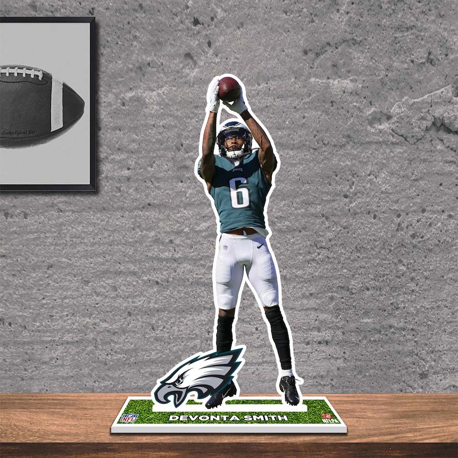 DeVonta Smith Philadelphia Eagles 8_ Player Standee Desktop Display PT58418