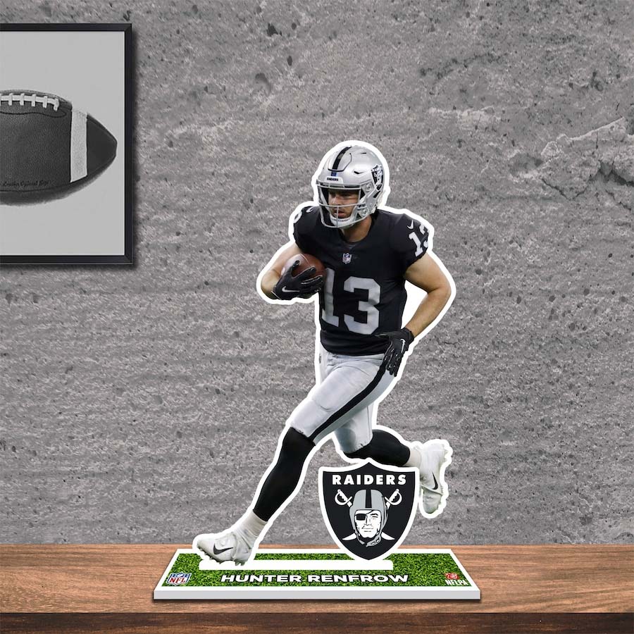 Hunter Renfroe Las Vegas Raiders 8_ Player Standee Desktop Display PT58422