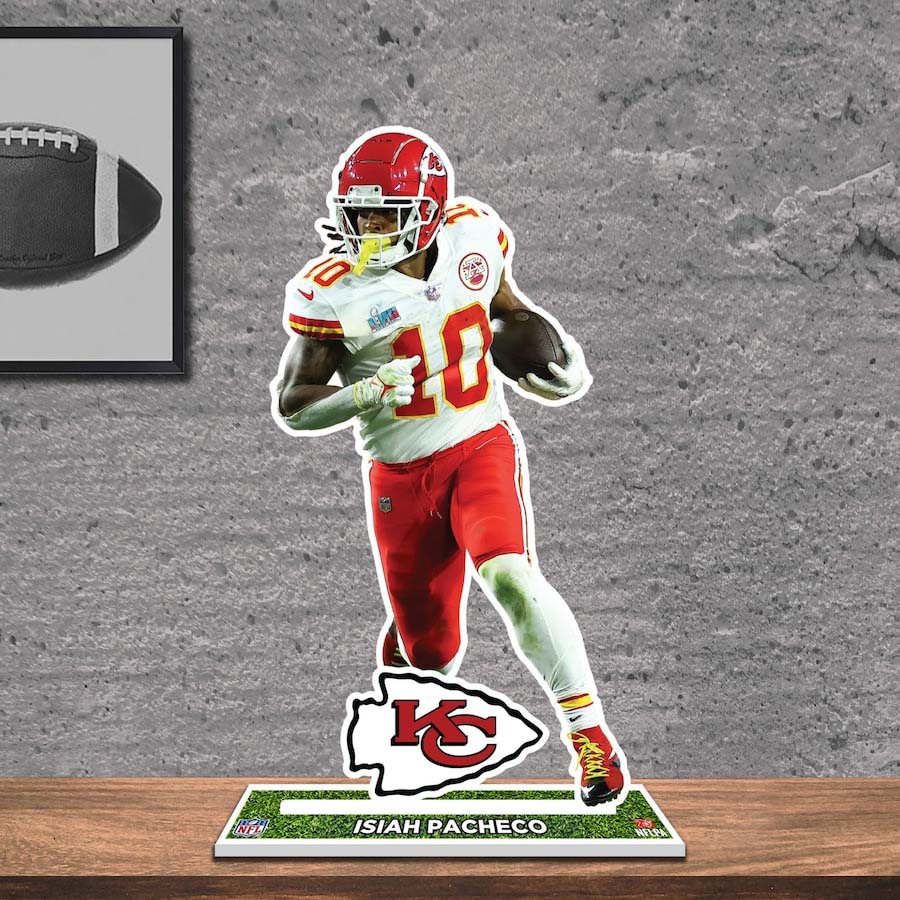 Isiah Pacheco Kansas City Chiefs 8_ Player Standee Desktop Display 2 PT58423