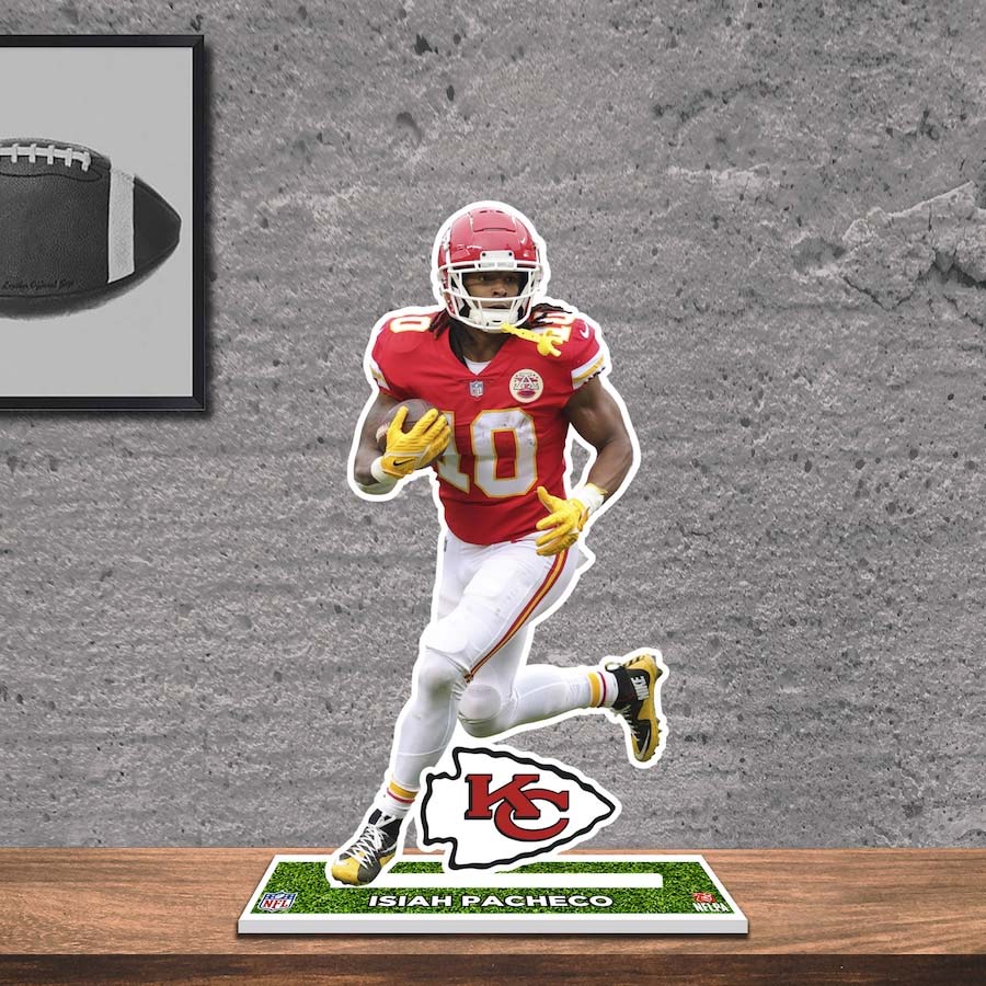 Isiah Pacheco Kansas City Chiefs 8_ Player Standee Desktop Display PT58424