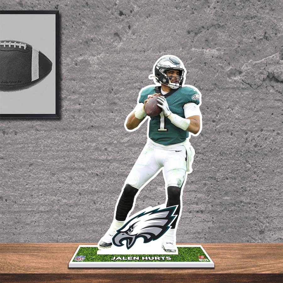 Jalen Hurts Philadelphia Eagles 8_ Player Standee Desktop Display PT58427