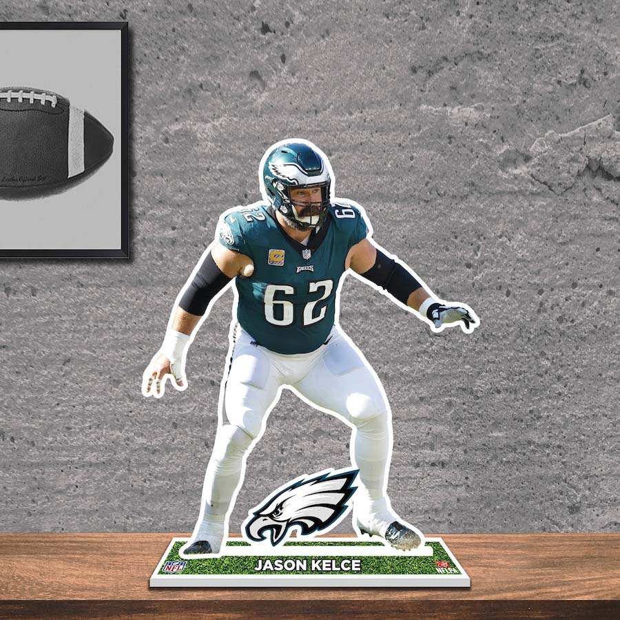 Jason Kelce Philadelphia Eagles 8_ Player Standee Desktop Display PT58428