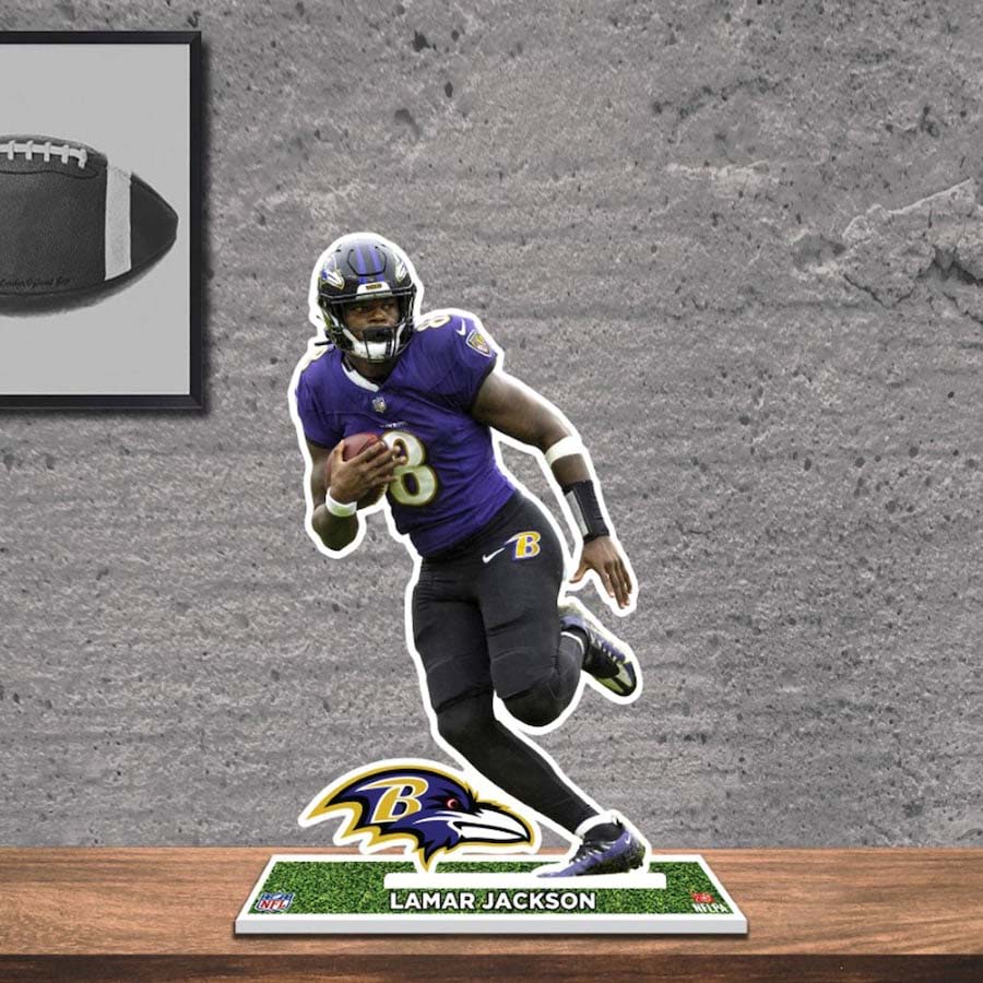 Lamar Jackson Baltimore Ravens 8_ Player Standee Desktop Display PT58435