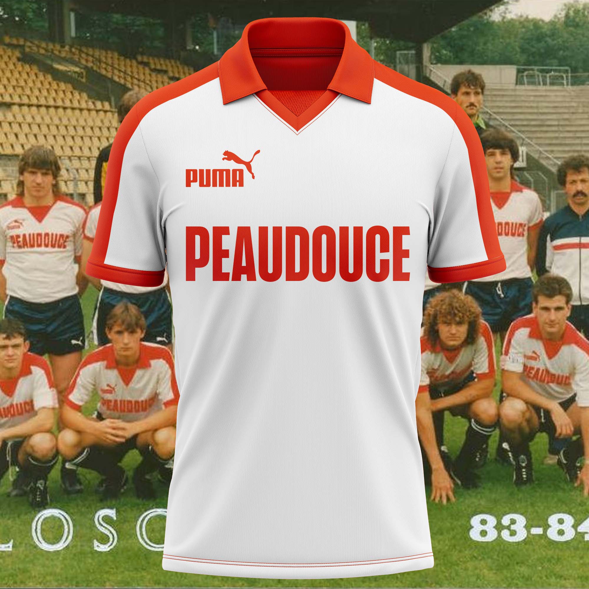 Lille LOSC 1984-85 Home Kit Retro Shirt PT58387