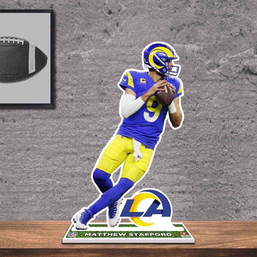 Matthew Stafford Los Angeles Rams 8_ Player Standee Desktop Display PT58436