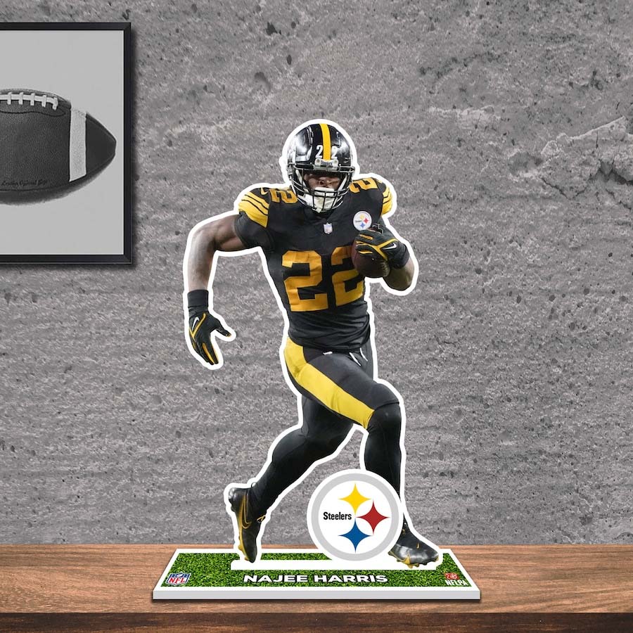 Najee Harris Pittsburgh Steelers 8_ Player Standee Desktop Display 2 PT58442