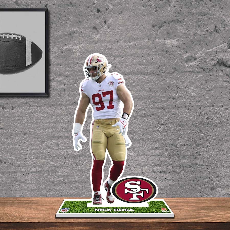 Nick Bosa San Francisco 49ers 8_ Player Standee Desktop Display PT58444