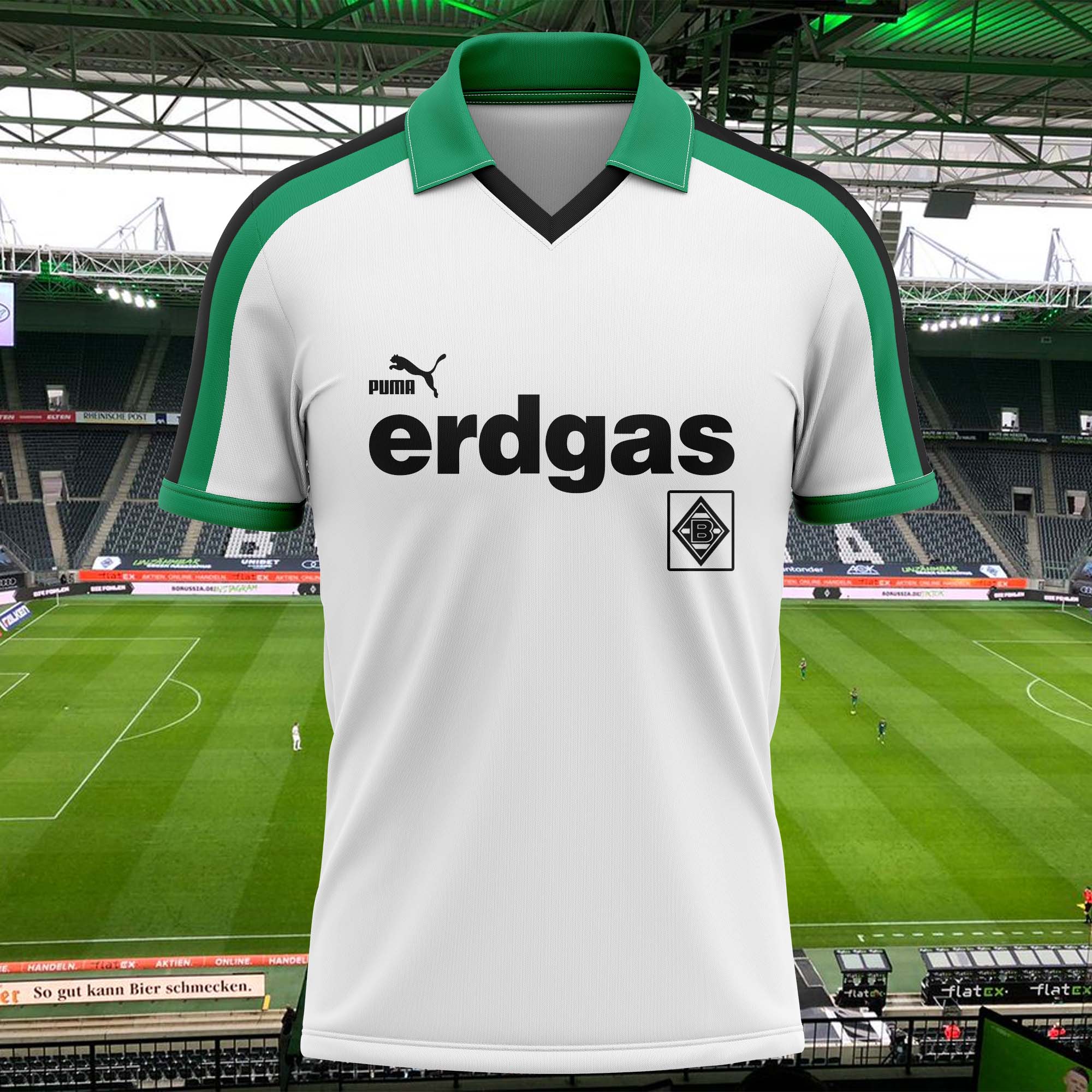 Borussia Mönchengladbach 1983-84 Home Kit Retro Shirt PT58468