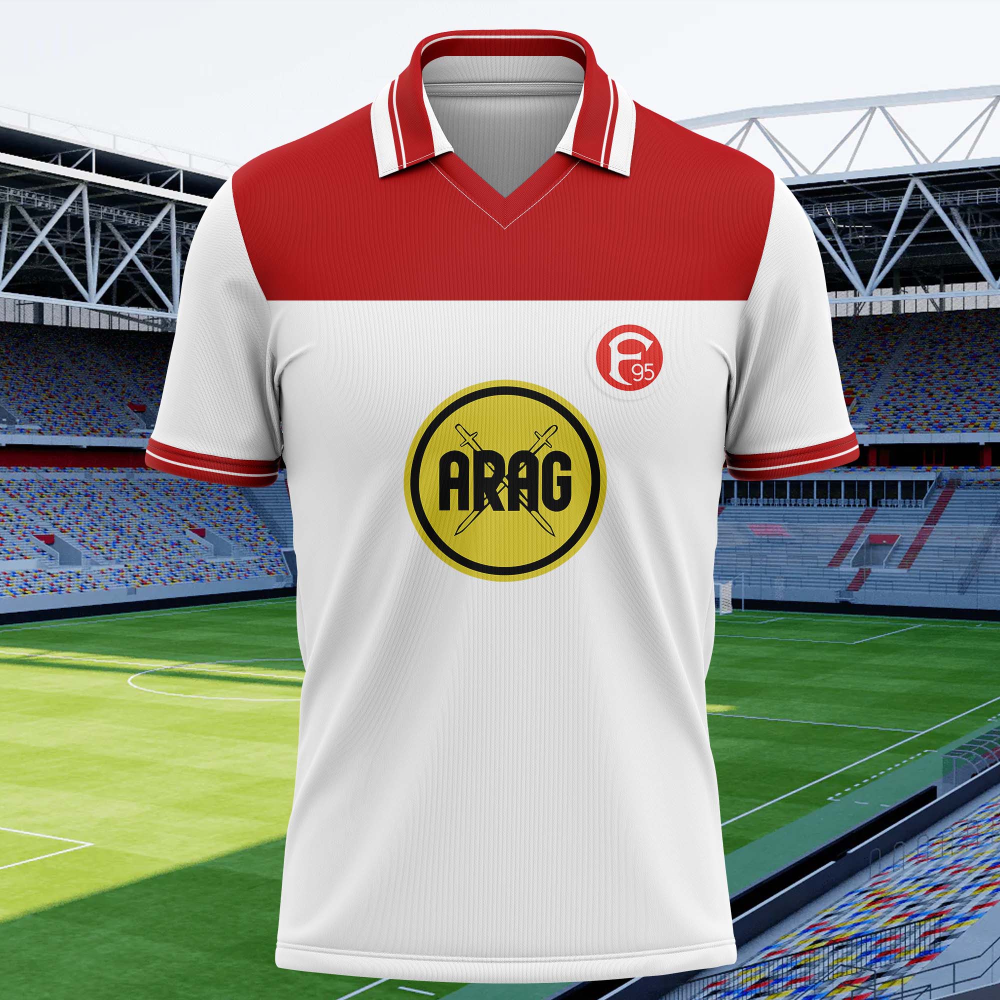 Fortuna Düsseldorf 1983-84 Home Kit Retro Shirt PT58470