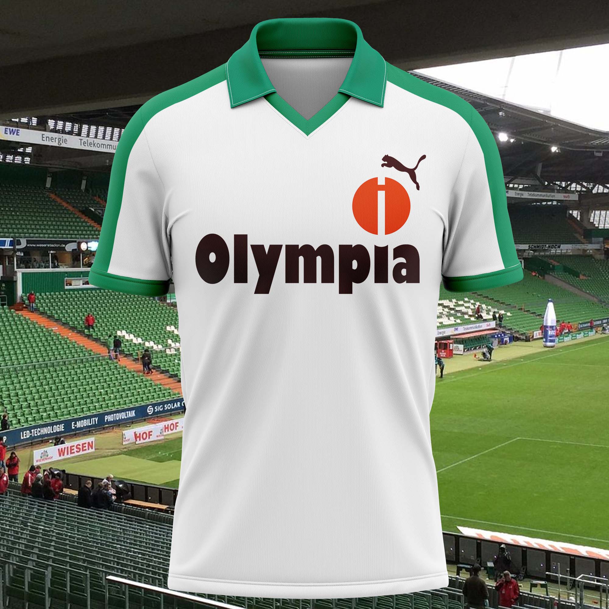 Werder Bremen 1983-84 Home Kit Retro Shirt PT58476