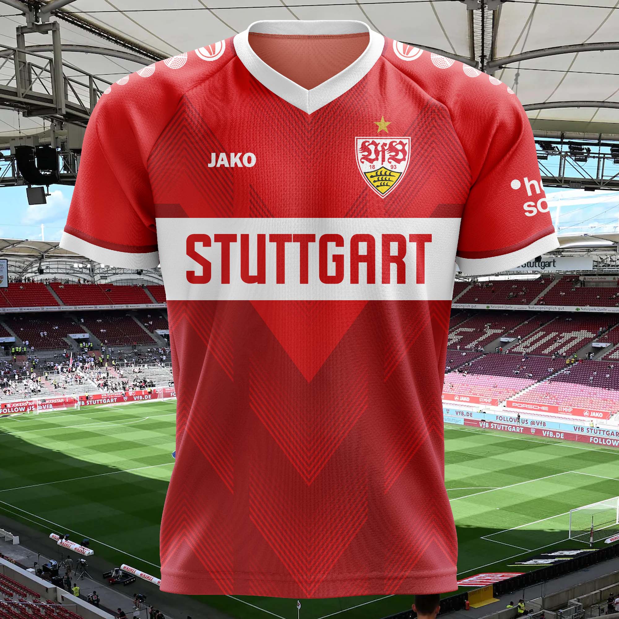 VfB Stuttgart 2024-25 Away Kit Retro Shirt PT58577