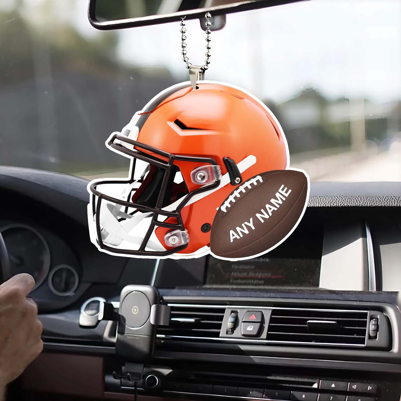 Cleveland Browns Helmet Ornament Hook Decoration PT58597