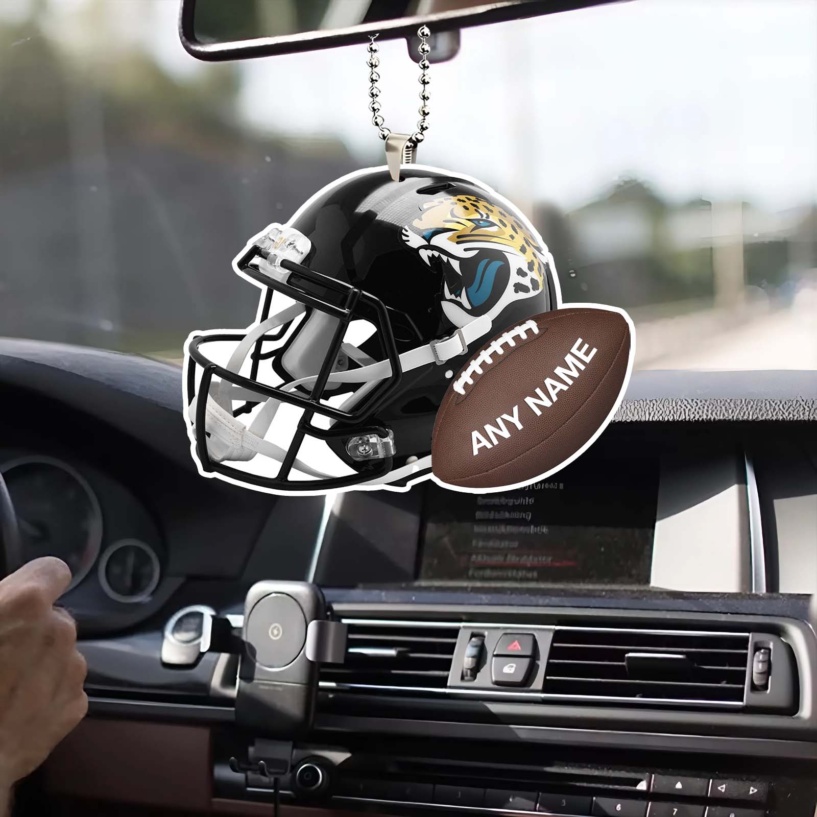 Jacksonville Jaguars Helmet Ornament Hook Decoration PT58604