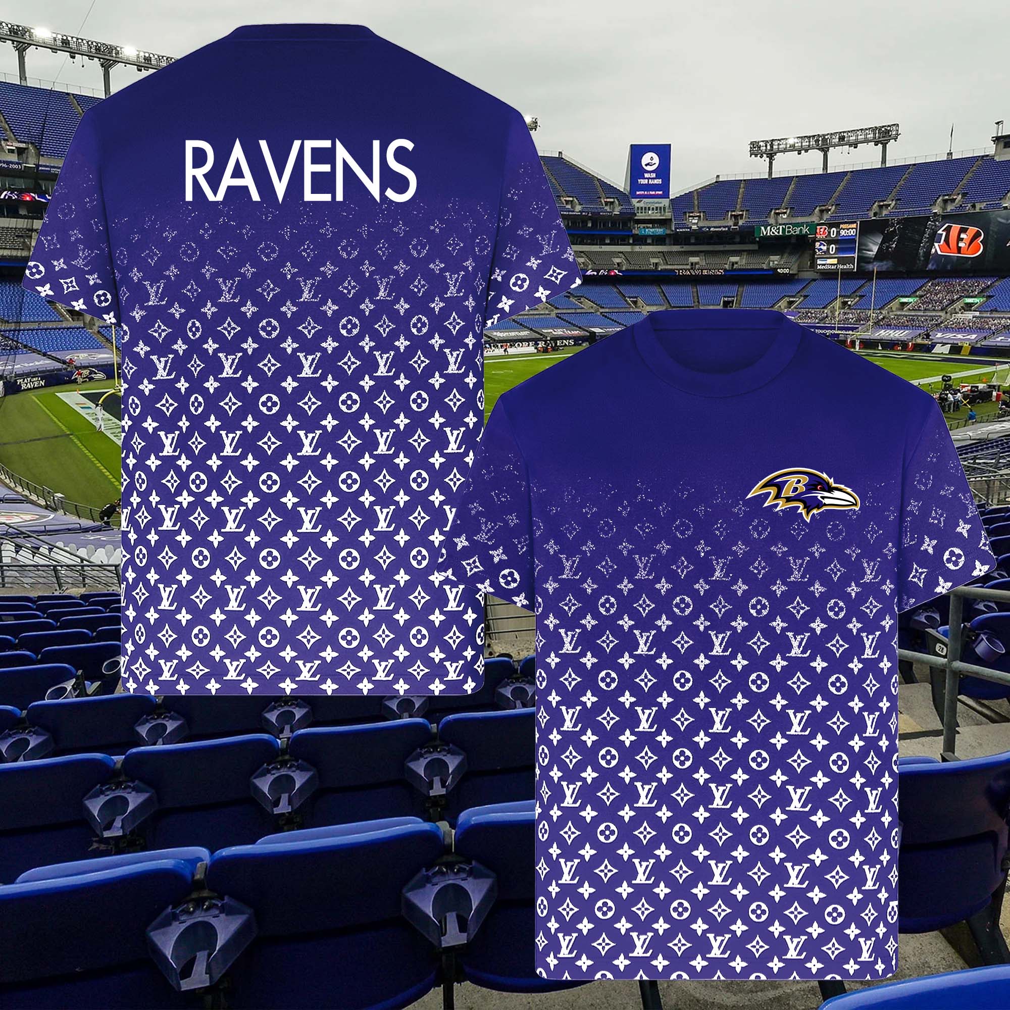 Baltimore Ravens NFL Teams Louis Vuitton Shirt PT58627