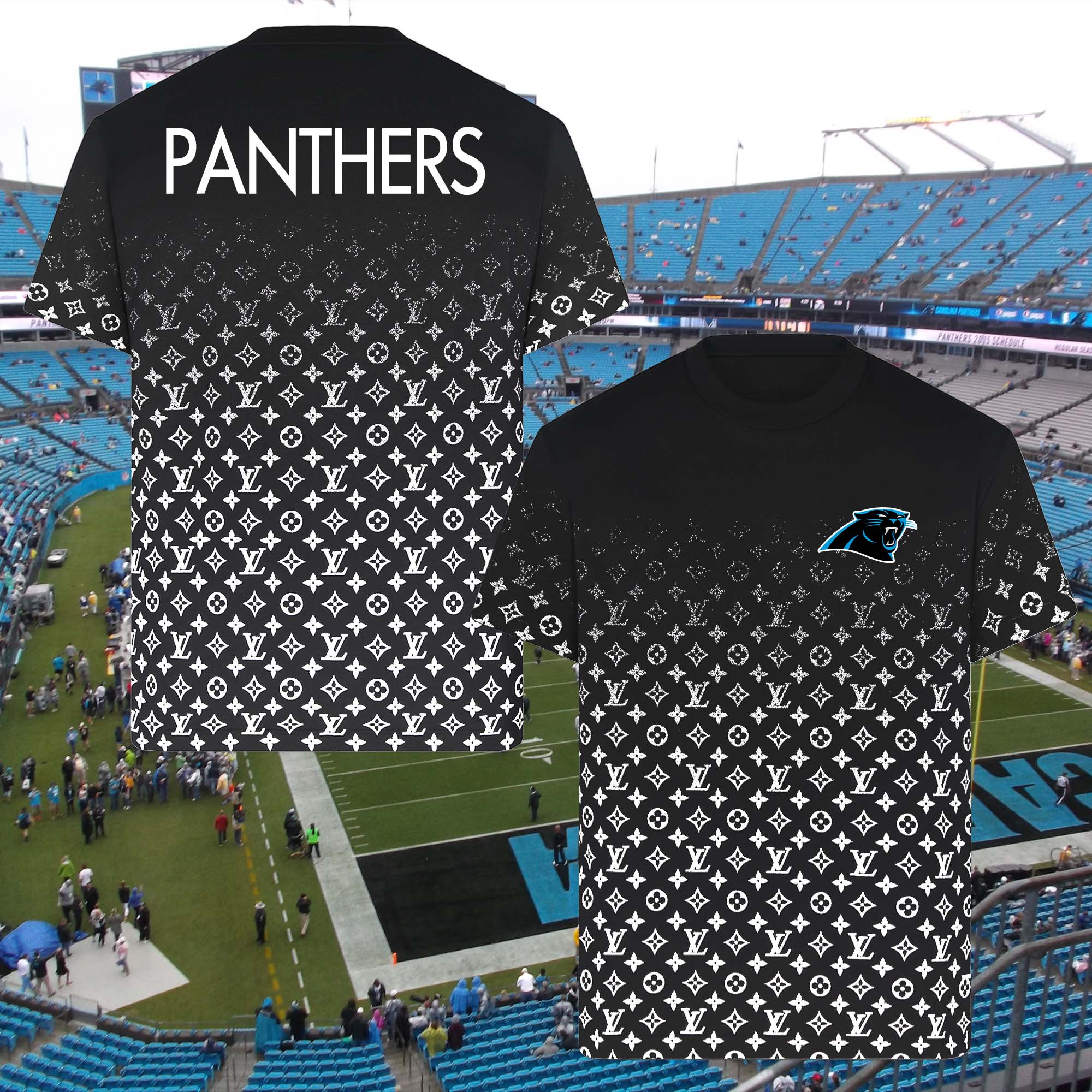 Carolina Panthers NFL Teams Louis Vuitton Shirt PT58629