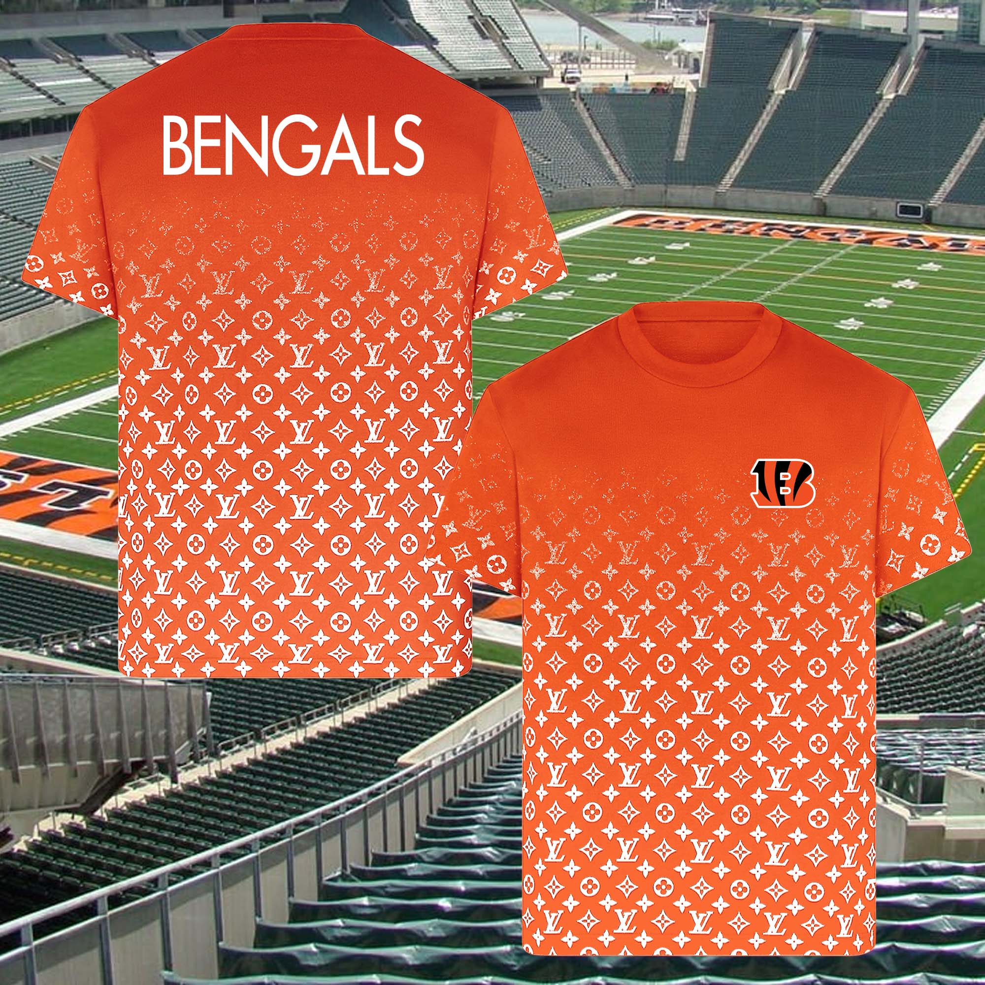 Cincinnati Bengals NFL Teams Louis Vuitton Shirt PT58631