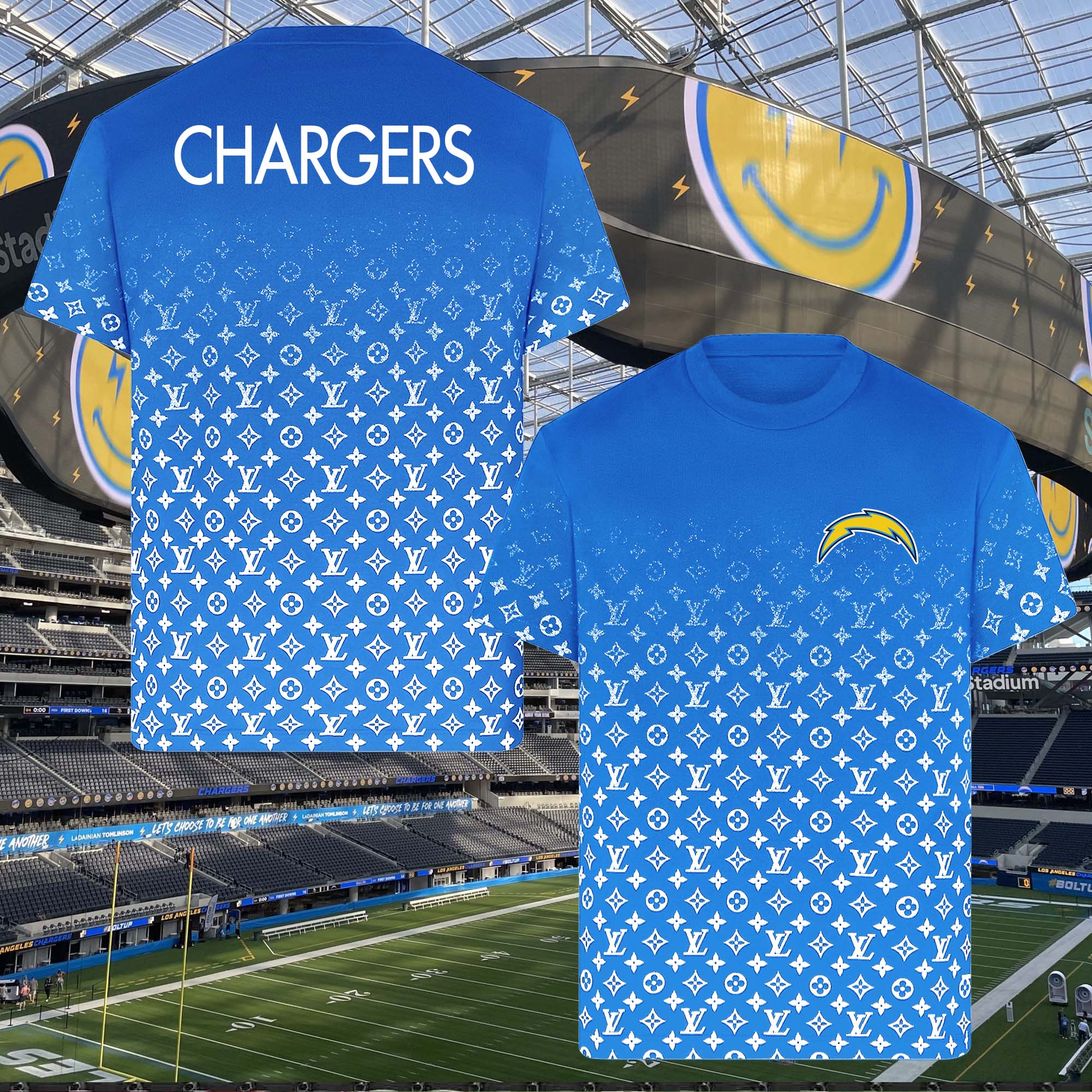 Los Angeles Chargers NFL Teams Louis Vuitton Shirt PT58642