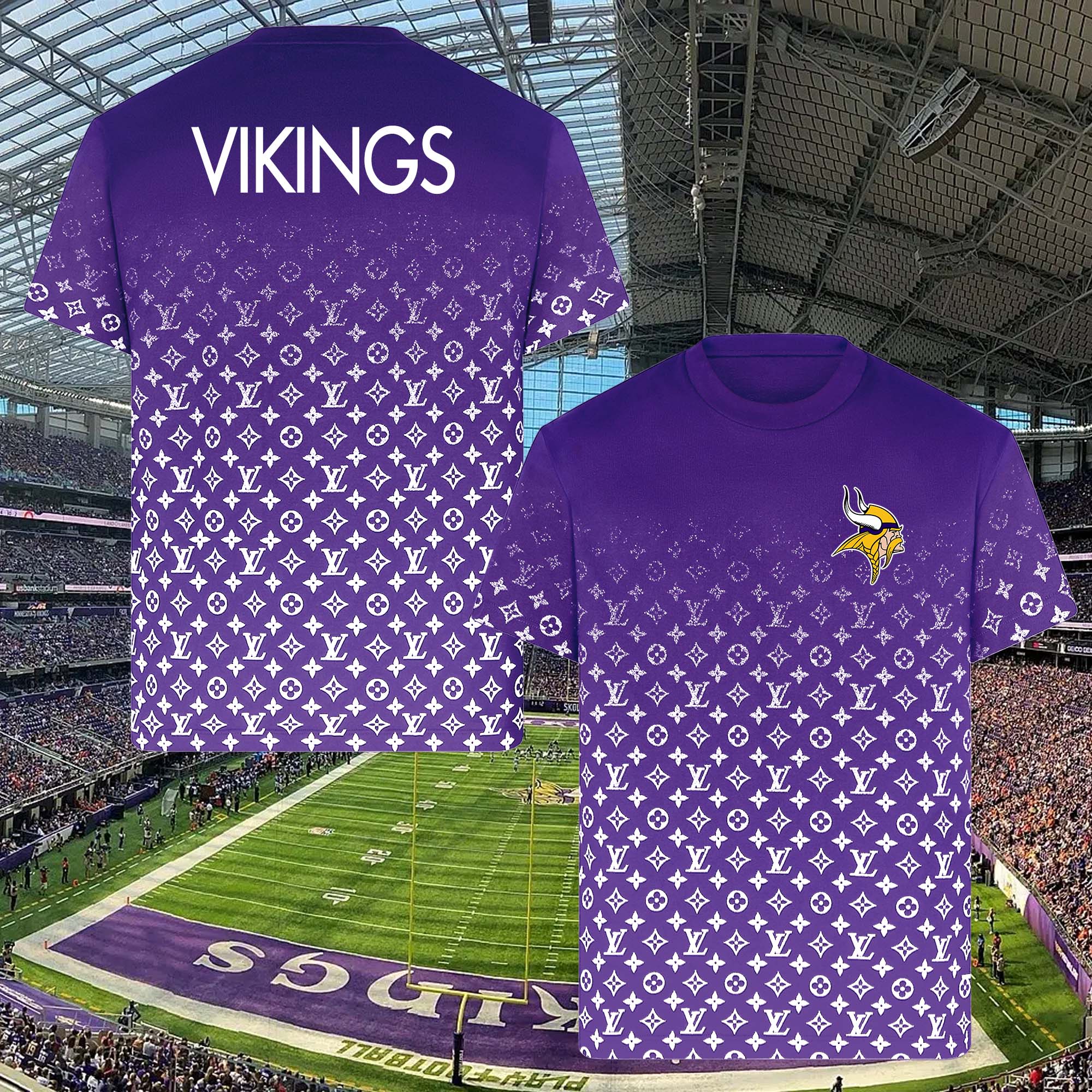 Minnesota Vikings NFL Teams Louis Vuitton Shirt PT58645