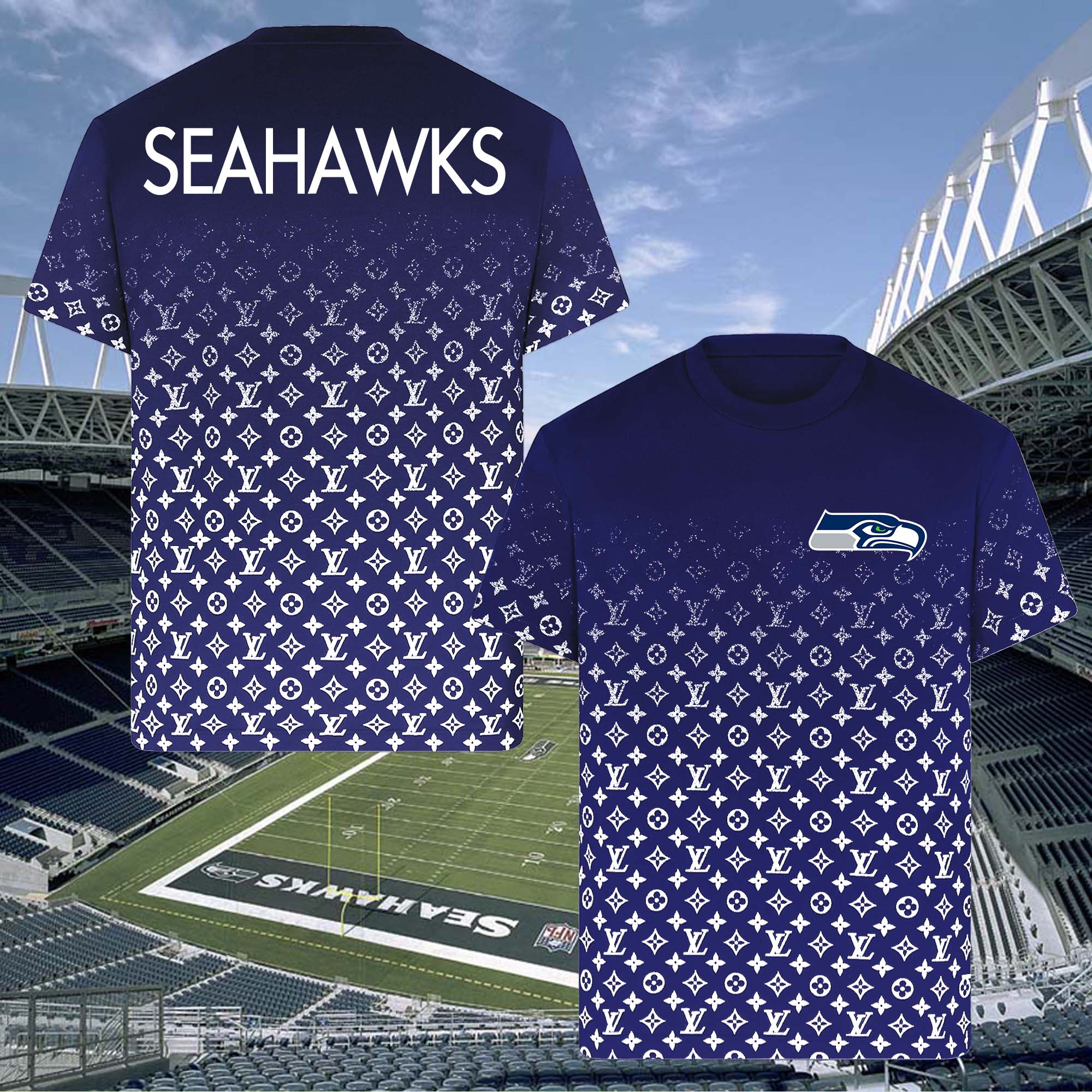 Seattle Seahawks NFL Teams Louis Vuitton Shirt PT58653